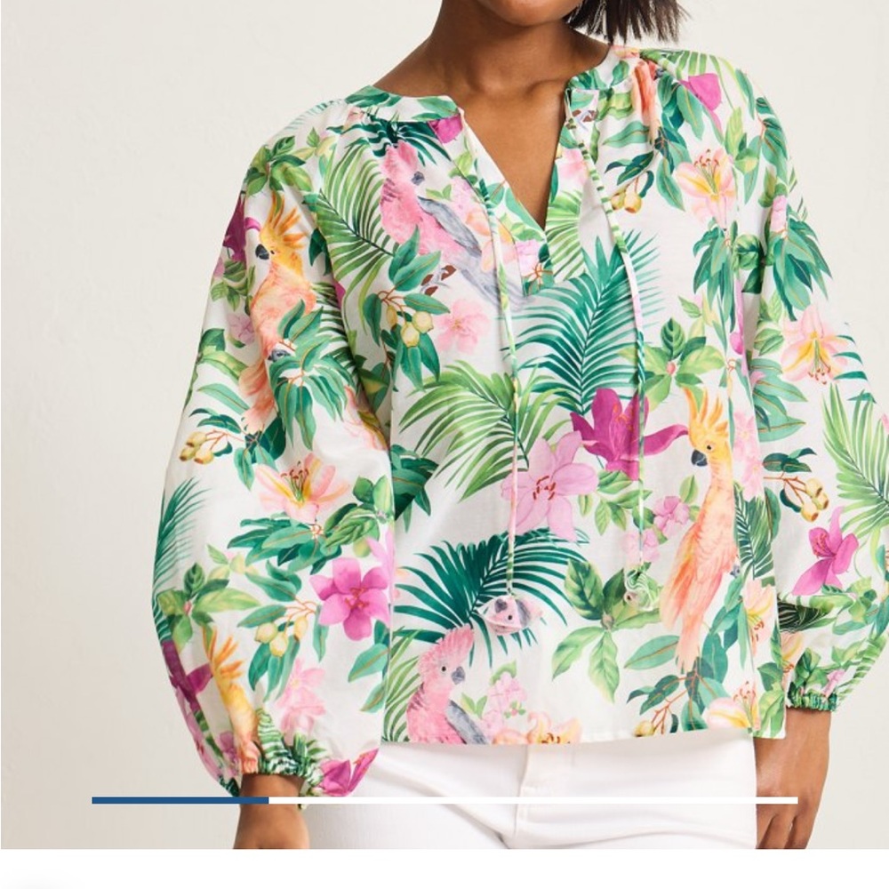 Tommy Bahama Floral Tropical Blouse